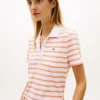 Classic Fit Striped Stretch Pique Polo