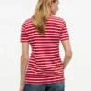 Classic Fit Striped Stretch Pique Polo