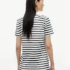 Classic Fit Striped Stretch Pique Polo