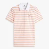 Classic Fit Striped Stretch Pique Polo