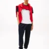 Colorblock Flag Stripe Logo T-skjorte