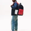 Colorblock-ryggsekk for barn