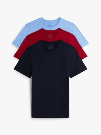 Cotton Classics Rundhalset undertrøye, 3-pak