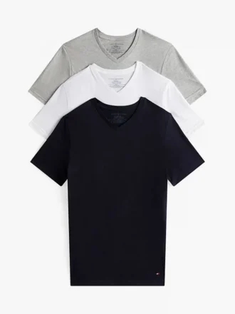 Cotton Classics V-hals undertrøye, 3-pak
