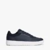 Court-sneaker i blandet skinn Court-sneaker i blandet skinn