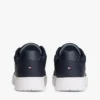 Court-sneaker i blandet skinn Court-sneaker i blandet skinn