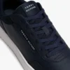 Court-sneaker i blandet skinn Court-sneaker i blandet skinn