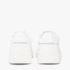 Court-sneaker i kornet skinn