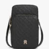 Crossbody-telefonveske med monogram over hele