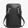 Crossbody-telefonveske med monogram over hele
