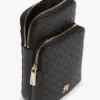 Crossbody-telefonveske med monogram over hele
