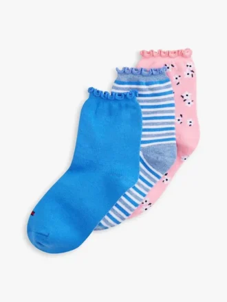 Daisy Mix Mini-sokker for barn, 3-pakning