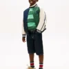 Denim-carpenter-shorts for barn
