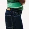 Denim-carpenter-shorts for barn