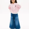 Denim-culotte for barn