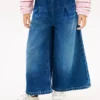 Denim-culotte for barn