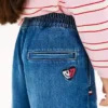 Denim-culotte for barn