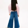 Denim-culotte for barn