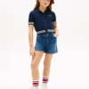 Denim-shorts for barn