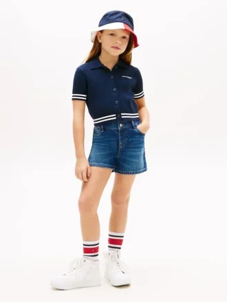 Denim-shorts for barn