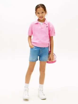 Denim-shorts for barn