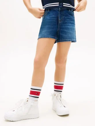Denim-shorts for barn