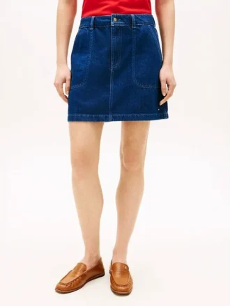 Denim Utility miniskjørt