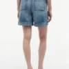 Denim Utility Shorts