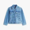 Denimjakke med innsvingt midje