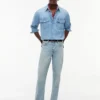 Denimskjorte med avslappet passform