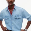 Denimskjorte med avslappet passform