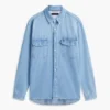 Denimskjorte med avslappet passform