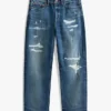 Distressed Loose Fit Jeans