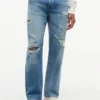Distressed Loose Jeans