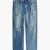 Distressed Loose Jeans