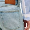 Distressed Regular Straight Jeans