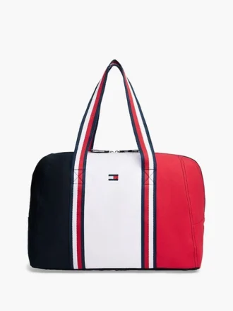 Dufflebag med fargeblokker