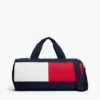 Dufflebag med fargeblokker og flagglogo