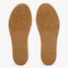 Espadrille med plattform og vridbare stropper i skinn