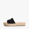 Espadrille-sandaler med brodert monogram