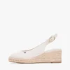 Espadrille-sandaler med kilehæl og hælrem
