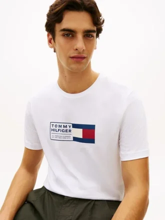 Flag Box Logo T-skjorte
