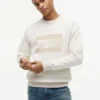 Flag Logo Brushed-Back Raglan Sweatshirt