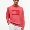 Flag Logo Brushed-Back Raglan Sweatshirt