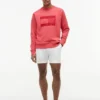 Flag Logo Brushed-Back Raglan Sweatshirt
