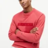 Flag Logo Brushed-Back Raglan Sweatshirt