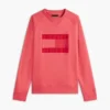 Flag Logo Brushed-Back Raglan Sweatshirt