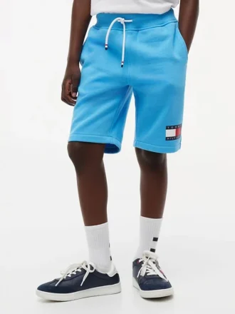 Flag Logo-sweatshorts for barn
