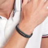 Flag Stripe armbånd i rustfritt stål