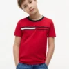 Flag Stripe Logo T-skjorte for barn
